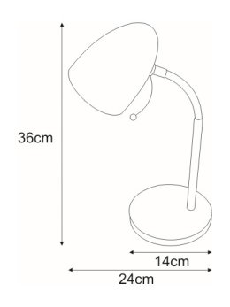 Lampka biurkowa K-MT-200 czarna z serii KAJTEK