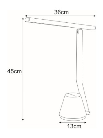 Lampka biurkowa K-BL1066 biała z serii KIKI 2