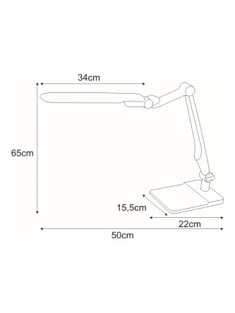 Lampka biurkowa K-BL1207 czarna z serii MICA 2