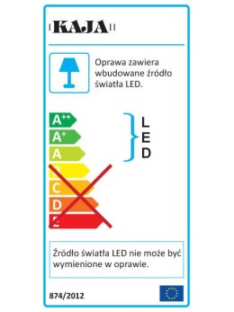 Lampka biurkowa K-BL1207 czarna z serii MICA