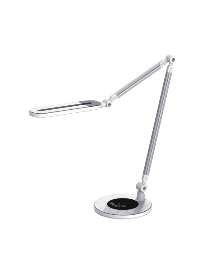 Lampka biurkowa K-BL1221 srebrna z serii ALETTE