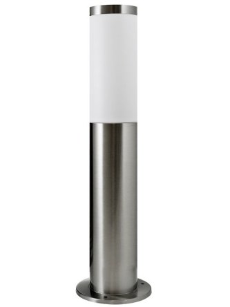 Lampa ogrodowa inox LIVIA 45cm tuba do oświetlenia ścieżki - LEDco.pl