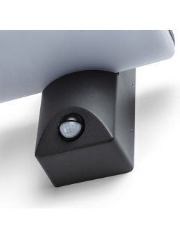 RINA PIR ścienna antracyt  230V LED 12W IP65  3000K