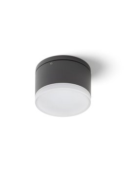 ORIN R sufitowa antracyt akryl satynowy 230V LED 10W IP54 3000K