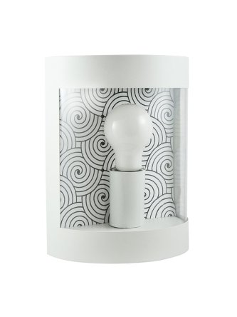 Plafon kinkiet ogrodowy MURET E27 bialy 312372 GoldLux - LEDco.pl