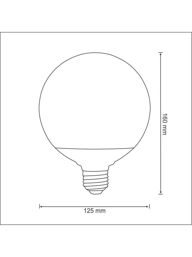 Żarówka LED 16W E27 G95 305626 - LEDco.pl