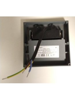 Lampa schodowa Polux Q9 kwadrat 60lm 3W IP44 szara - LEDco.pl