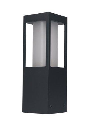 Lampa ogrodowa stojąca kwadrat słupek SQUER 30cm E27 Radex - LEDco.pl
