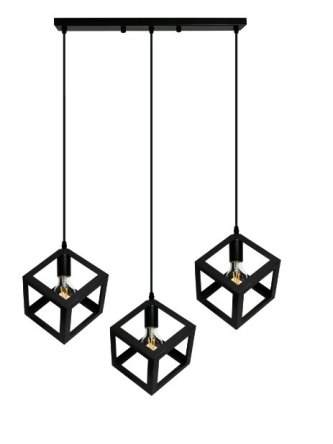 Lampa wisząca nowoczesna loftowa SWEDEN 3 x E27 310361 - LEDco.pl 2