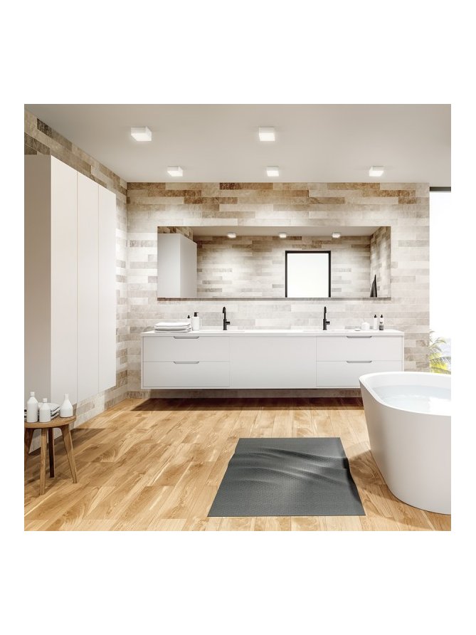 ORIN SQ sufitowa biała akryl satynowy 230V LED 10W IP54 3000K