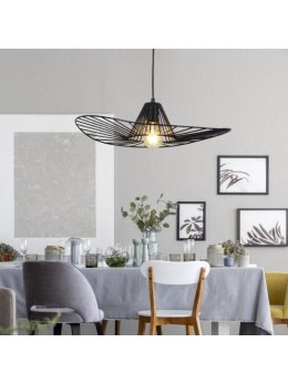 Lampa wisząca loft druciana ażurowa żyrandol ABANO 317186 - LEDco.pl