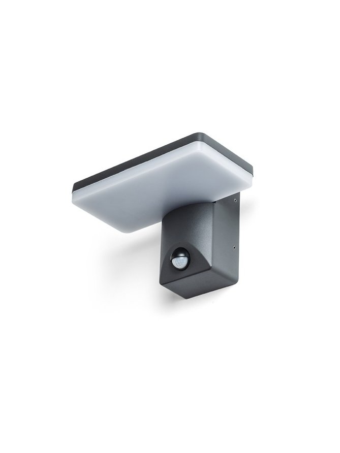 RINA PIR ścienna antracyt  230V LED 12W IP65  3000K