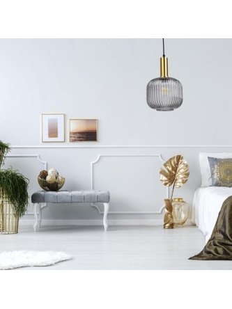 Lampa wisząca zwis glamour CUMBRIA SMOKEY 317179 - LEDco.pl 2