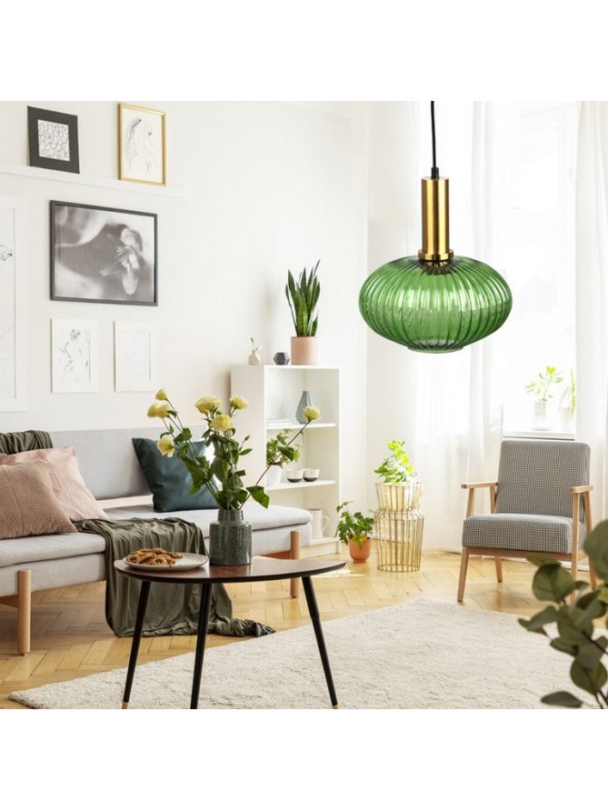 Lampa wisząca zwis NORFOLK GREEN 314314 - LEDco.pl