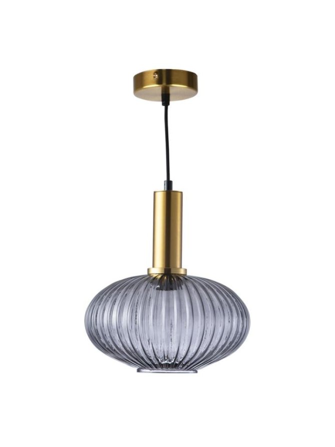 Lampa wisząca żyrandol glamour NORFOLK SMOKEY 317391 - LEDco.pl