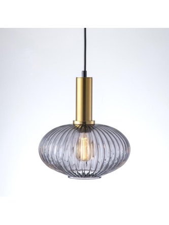 Lampa wisząca żyrandol glamour NORFOLK SMOKEY 317391 - LEDco.pl 2