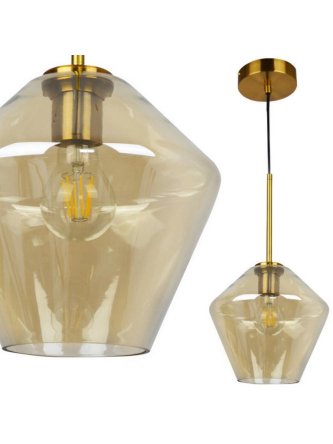 Lampa wisząca złota glamour nowoczesna GREA-S 316240 - LEDco.pl 2