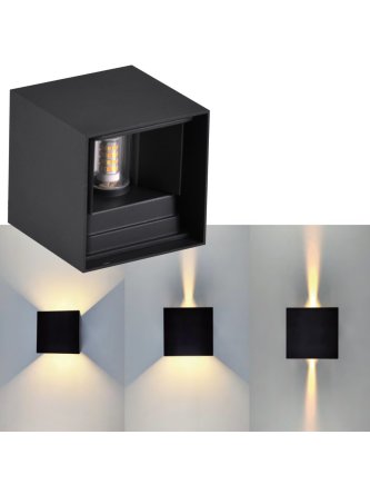 Kinkiet zewnętrzny ścienny KIOTO z regulacją światła 318572 - LEDco.pl