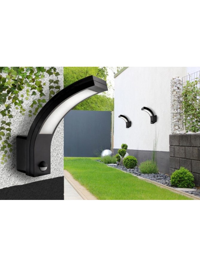 Kinkiet ogrodowy Diron 10W LED z czujnikiem PIR - sklep LEDco.pl