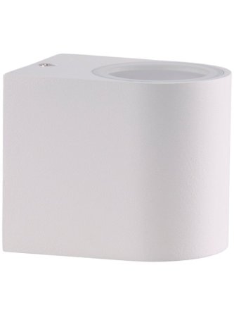 Kinkiet ogrodowy okrągły BOSTON biały 1xGU10 w dół 313355 - Ledco.pl 2