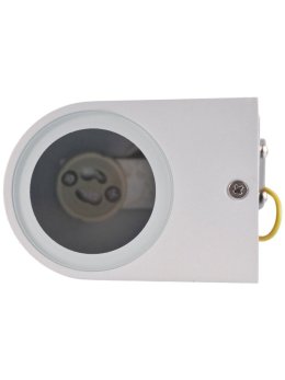 Kinkiet ogrodowy okrągły BOSTON biały 1xGU10 w dół 313355 - Ledco.pl