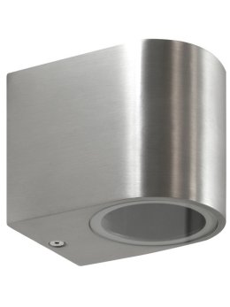 Kinkiet ogrodowy okrągły BOSTON GU10 srebrny w dół 304575 - LEDco.pl