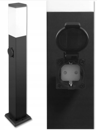 Lampa ogrodowa HAVANA 65cm z gniazdem prądowym 4358 - sklep LEDco.pl 2