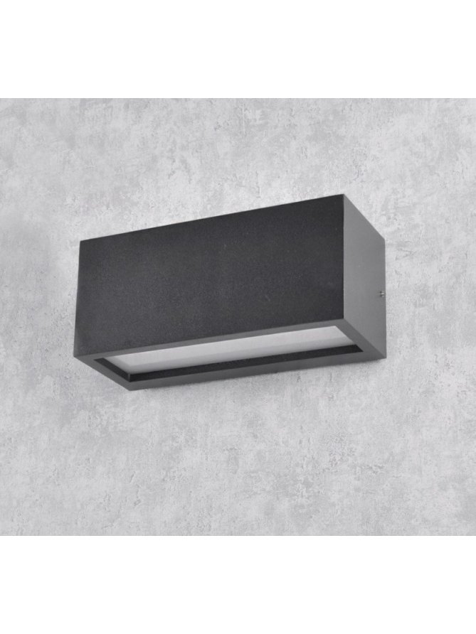 Kinkiet ogrodowy elewacyjny prostokątny TOKIO E27 320001 - LEDco.pl