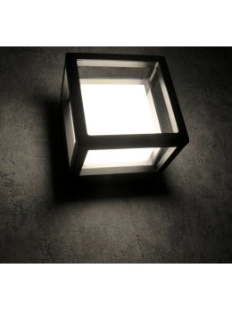 Kinkiet ogrodowy elewacyjny prostokąt KANSAS Goldlux 319869 - LEDco.pl