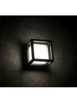 Kinkiet ogrodowy elewacyjny prostokąt KANSAS Goldlux 319869 - LEDco.pl