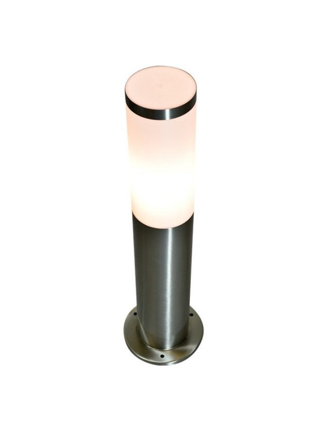 Lampa ogrodowa inox LIVIA 45cm tuba do oświetlenia ścieżki - LEDco.pl