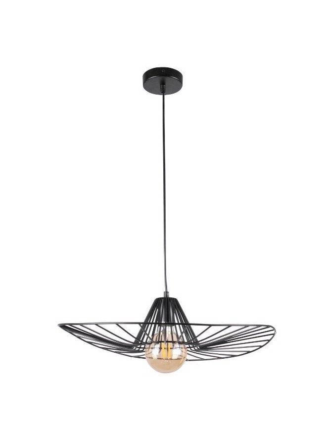 Lampa wisząca loft druciana ażurowa żyrandol ABANO 317186 - LEDco.pl