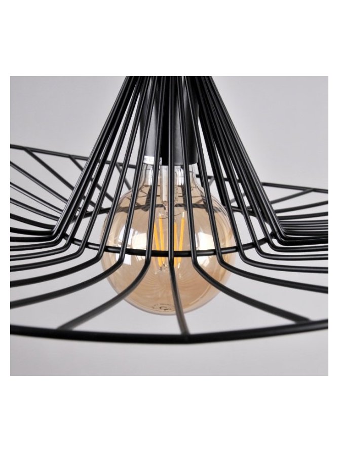 Lampa wisząca loft druciana ażurowa żyrandol ABANO 317186 - LEDco.pl