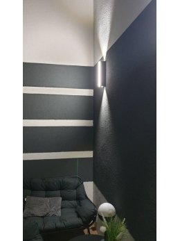 Nowoczesne kinkiety zewnętrzne antracyt TIN M1401 W - sklep LEDco.pl