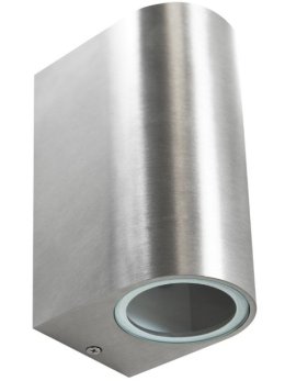 Kinkiet ogrodowy okrągły BOSTON 2xGU10 srebrny 304599 - LEDco.pl
