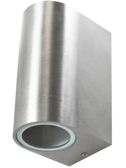Kinkiet ogrodowy okrągły BOSTON 2xGU10 srebrny 304599 - LEDco.pl