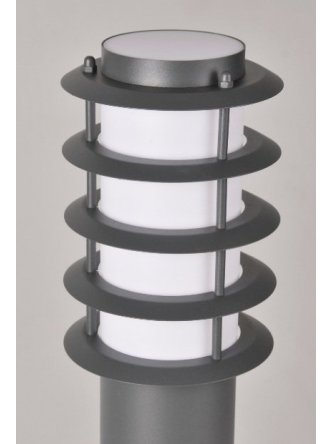 Lampa ogrodowa stojąca tuba z kratką nowoczesna SERENA 316165 - LEDco.pl 2
