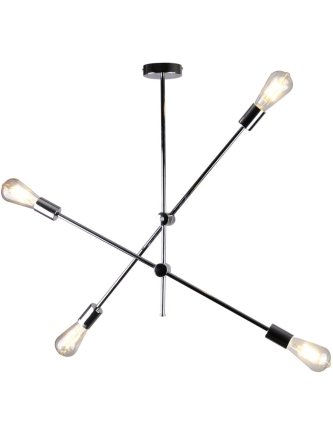 Lampa wisząca sufitowa pręty MORA CHROME 318107 - LEDco.pl 2