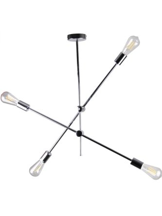 Lampa wisząca sufitowa pręty MORA CHROME 318107 - LEDco.pl