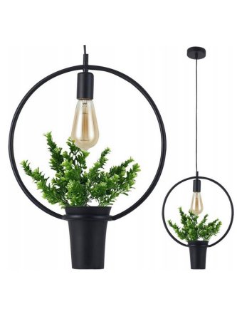 Lampa wisząca z kwiatkiem SOREN A E27 313850 - LEDco.pl