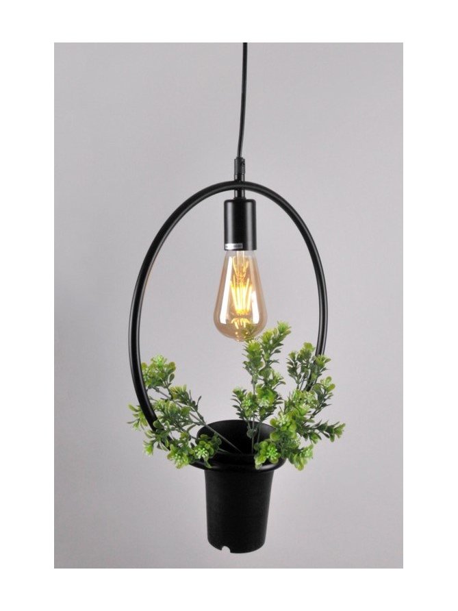 Lampa wisząca z kwiatkiem SOREN A E27 313850 - LEDco.pl