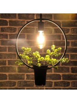 Lampa wisząca z kwiatkiem SOREN A E27 313850 - LEDco.pl