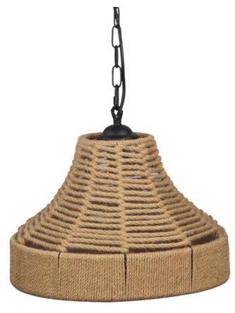 Lampa wisząca sznur lina AUGUSTA ROPE 314543 - LEDco.pl