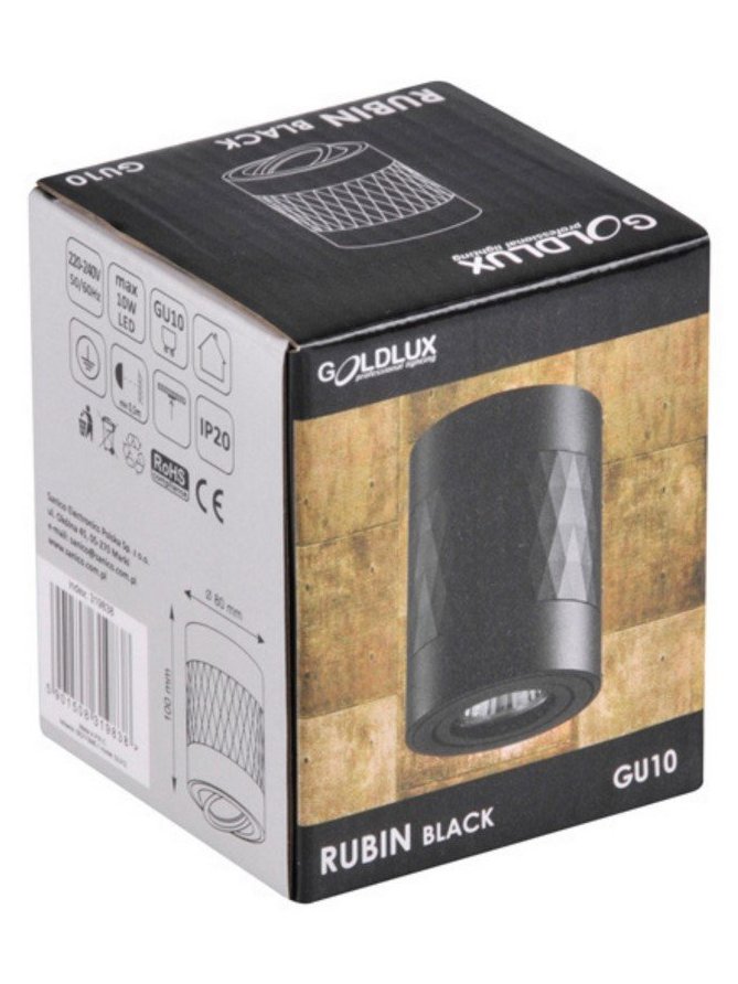 Lampa sufitowa nowoczesna okrągła RUBIN ROMB spot 319838 - LEDco.pl