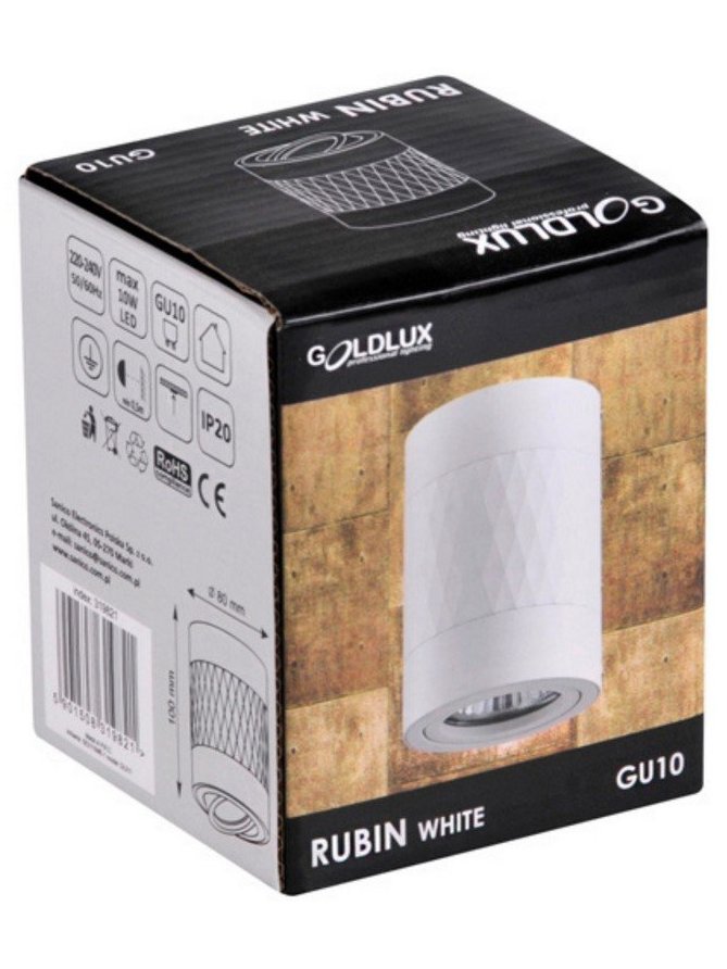 Lampa sufitowa nowoczesna okrągła RUBIN ROMB spot 319821 - LEDco.pl