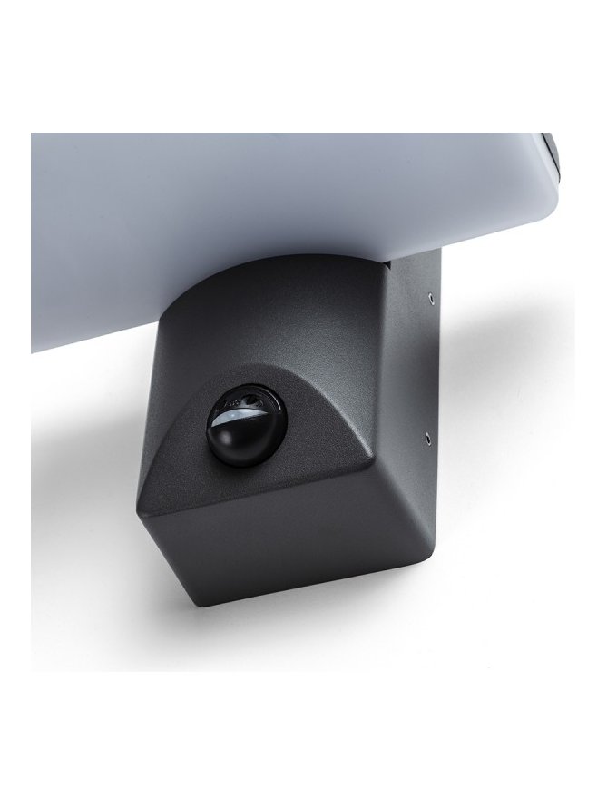 RINA PIR ścienna antracyt  230V LED 12W IP65  3000K