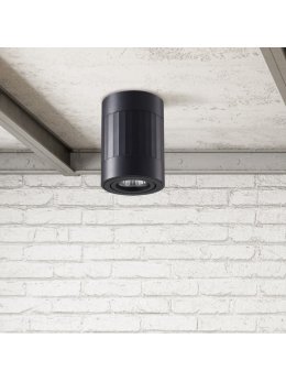 Nowoczesna lampa sufitowa okrągła RUBIN PASKI spot 319852 - LEDco.pl