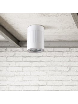 Nowoczesna lampa sufitowa okrągła RUBIN PASKI spot 319845 - LEDco.pl