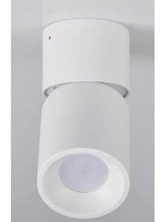 Lampa sufitowa ruchoma okrągła biała NIXA spot 314239 - LEDco.pl 2