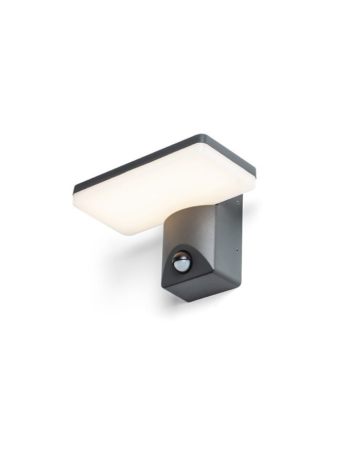 RINA PIR ścienna antracyt  230V LED 12W IP65  3000K